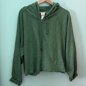 Green Zip-Up Hoodie | PINK